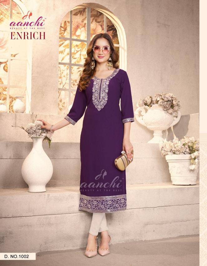 Aanchi enrich Designer Kurti wholesale suppliers